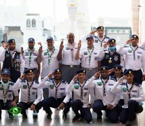 نائب رئيس جمعية الكشافة يزور معسكر الخدمة الرمضاني بالمدينة المنورة