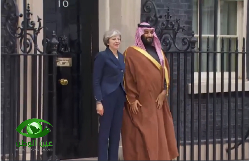 محمد بن سلمان وماي يتفقان على أهمية مواجهة تدخلات إيران