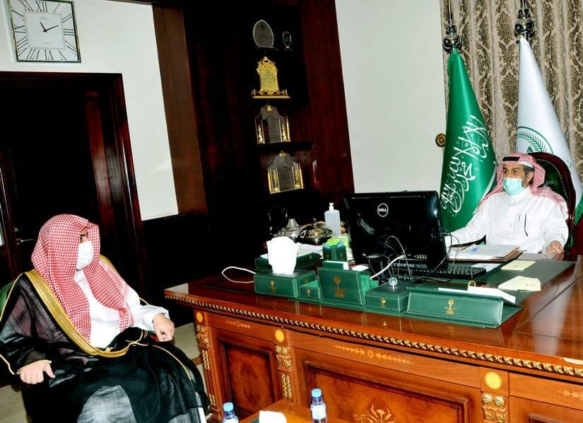 ‏محافظ القريات يُستقبل مدير عام فرع وزارة الشؤون الاسلاميه بالجوف