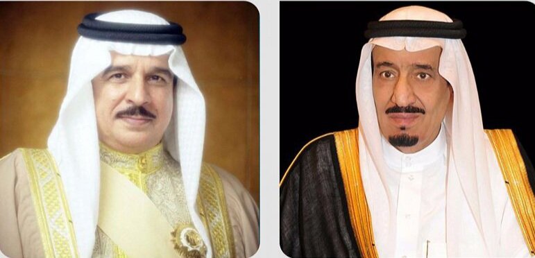 القيادة البحرينية تهنئ خادم الحرمين الشريفين بالذكرى السابعة لتوليه مقاليد الحكم