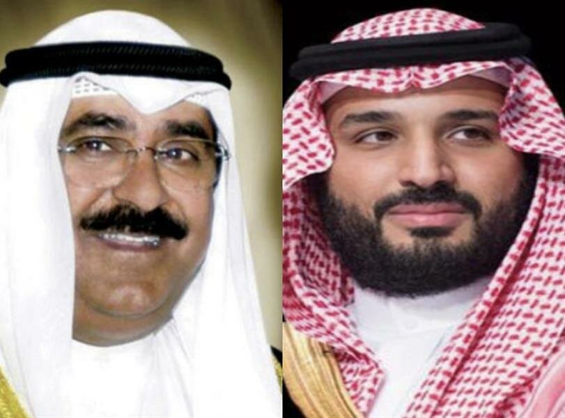 استعرضا خلاله العلاقات بين البلدين.. ولي العهد يتلقى اتصالًا من نظيره الكويتي