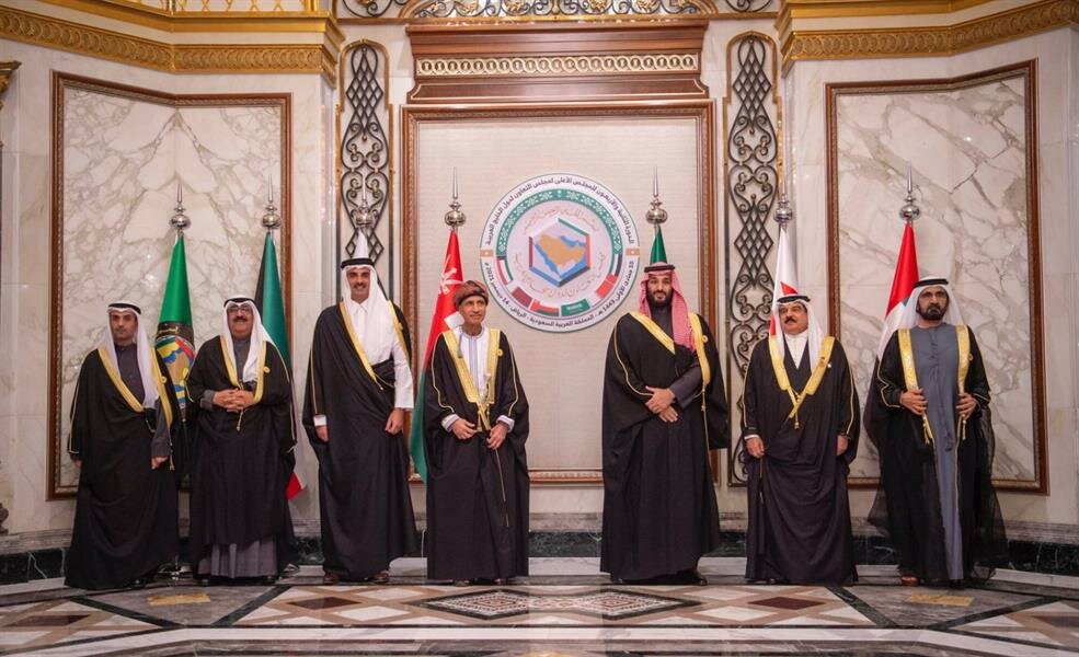 قادة مجلس التعاون الخليجي يلتقطون صورة تذكارية بعد ختام أعمال القمة الـ42