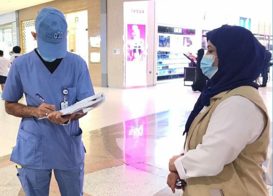 8878 جولة لأمانة جدة ضمن متابعة الإجراءات الوقائية في الأسواق والمراكز التجارية