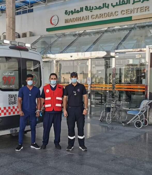 “الهلال الأحمر” بالمدينة يباشر أول حالة لخدمة “مرضى جلطات القلب”