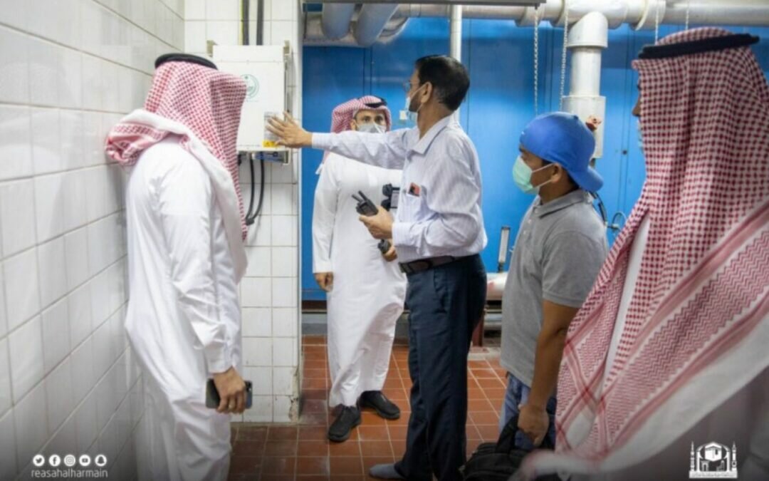 «شؤون الحرمين» تفحص أجهزة الشبكة اللاسلكية في المسجد الحرام