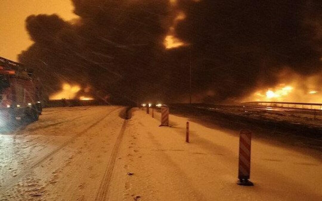 بالفيديو.. انفجار في خط أنابيب نفط جنوب تركيا