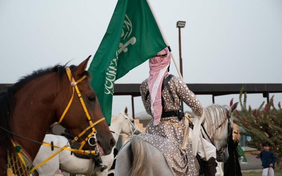 مربط مُهاب للخيل العربية يشارك في إحتفالية التأسيس تحت شعار “يوم بدينا”