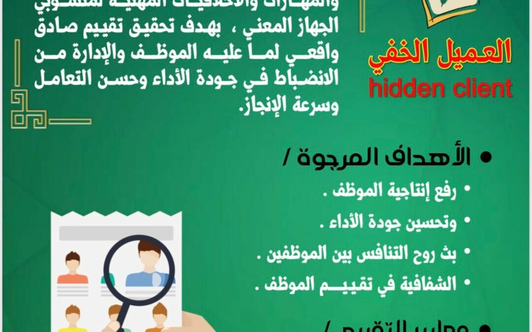 “العميل الخفي” خدمة مميزة في أمانة العاصمة المقدسة