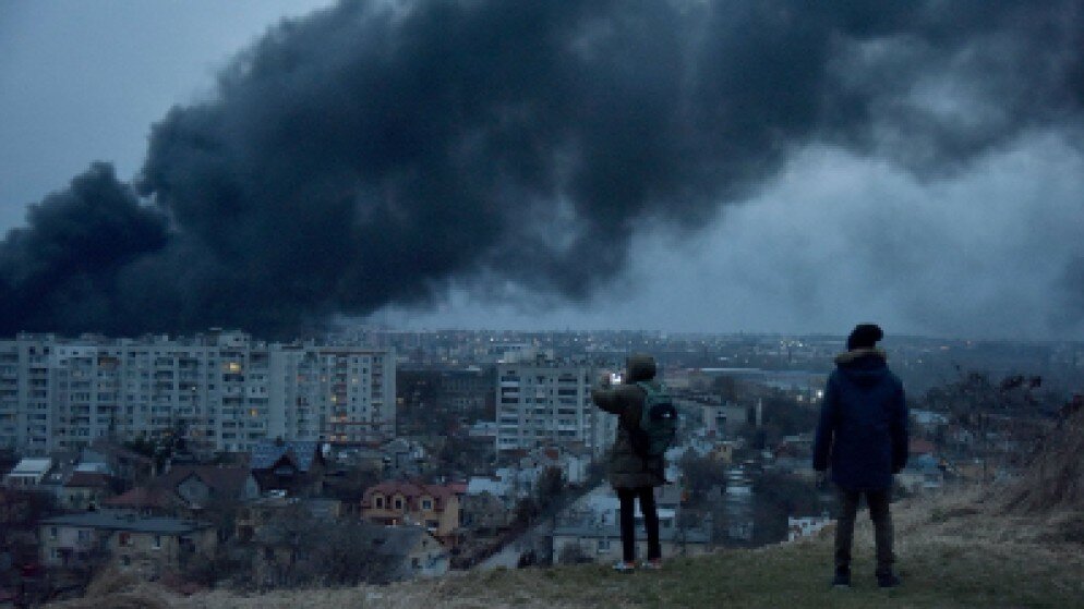 أوكرانيا.. اندلاع حريق في مصفاة نفط بمنطقة دونباس