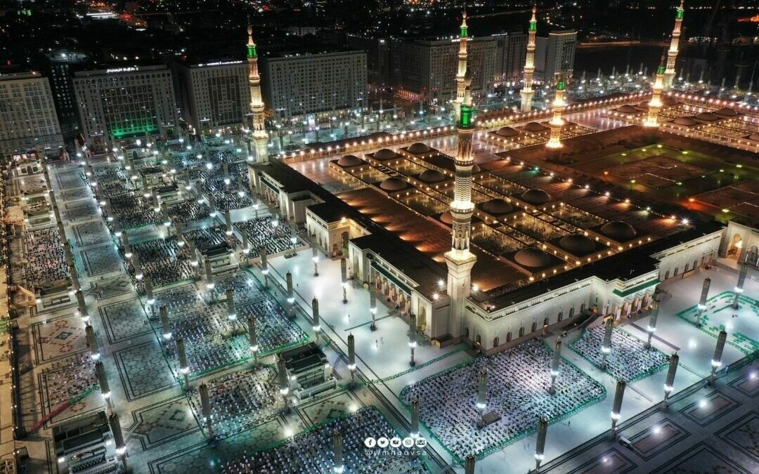 4 آلاف معتكف يقضون العشر الأواخر من رمضان في المسجد النبوي