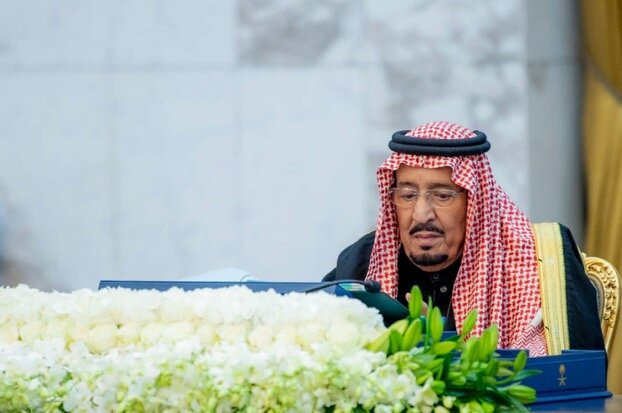 ⁧‫#خادم الحرمين الشريفين‬⁩ يرأس جلسة ⁧‫#مجلس_الوزراء‬⁩.
