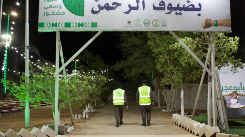 الدفاع المدني يتفقد سلامة المواقع بمدينة الحجاج بأبو عجرم