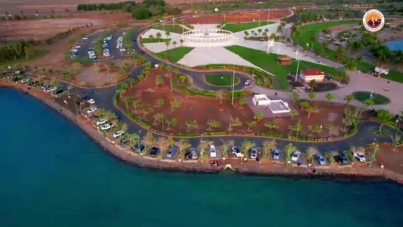 الواجهة البحرية في مدينة ينبع الصناعية تحصل على جائزة العلم الأخضر العالمية للحدائق