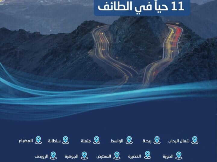 المياه الوطنية: 5 مشاريع مائية دخلت الخدمة في 11 حيًا بالطائف بأكثر من 305 ملايين ريال 
