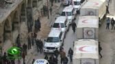 بعد أيام من “الجحيم”.. قافلة مساعدات تدخل الغوطة