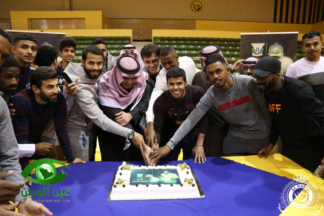 إدارة النصر تقيم حفل وداع للشهري قبل السفر لإسبانيا