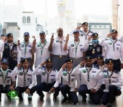 نائب رئيس جمعية الكشافة يزور معسكر الخدمة الرمضاني بالمدينة المنورة