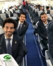 برفقة “صلاح”.. المنتخب المصري يغادر إلى روسيا